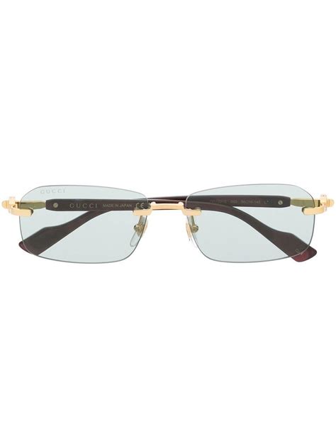 gucci rimless frames men.